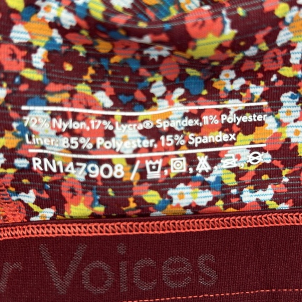 Outdoor Voices Floral Tech SweatMove Free Crop Top - Picture 6 of 6